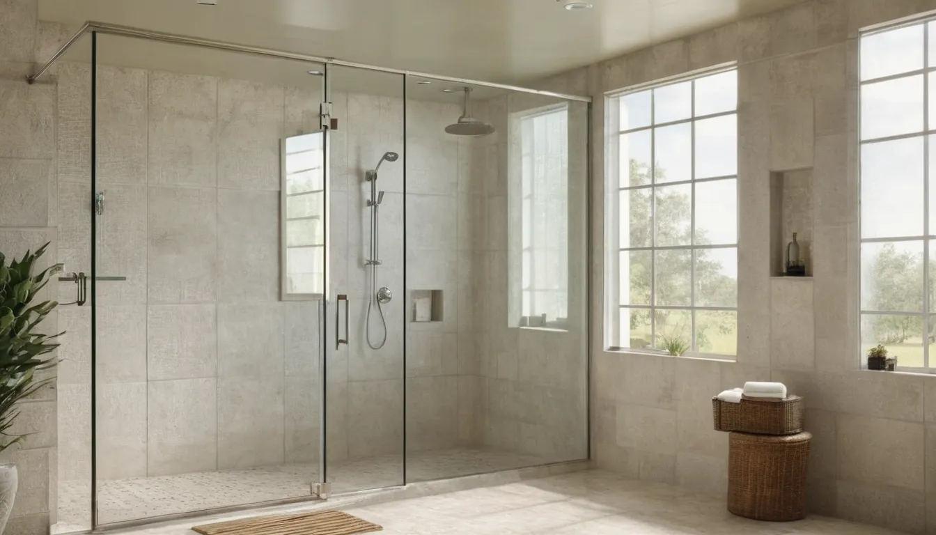 A bright, newly remodeled bathroom with a walk-in shower in a Delray Beach home